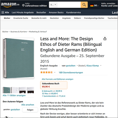 Buch von Dieter Rams