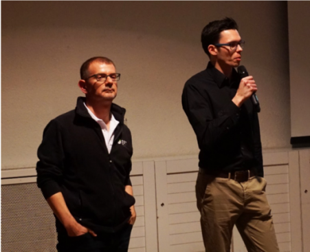 Axel Pfeuffer (links) und Daniel Lenhart (rechts) von eResearch Technology